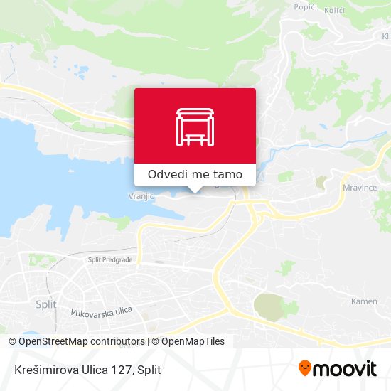 Karta Krešimirova Ulica 127
