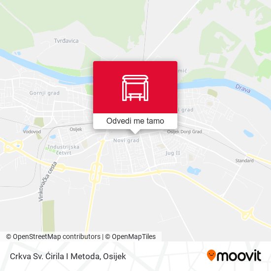 Karta Crkva Sv. Ćirila I Metoda