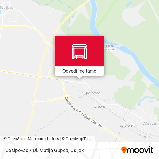 Karta Josipovac / Ul. Matije Gupca