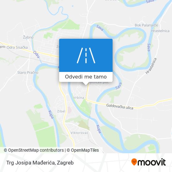 Karta Trg Josipa Mađerića
