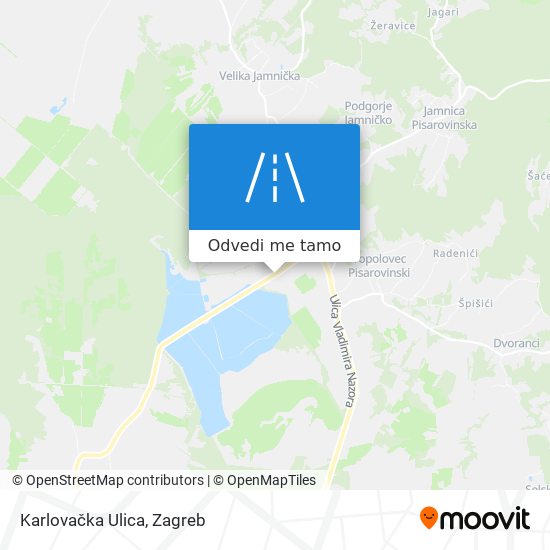 Karta Karlovačka Ulica