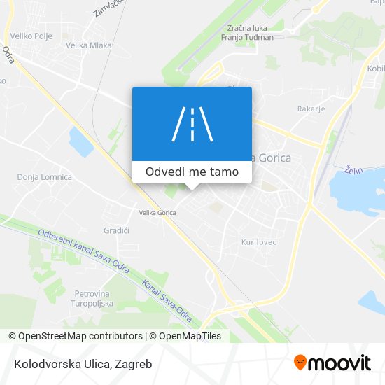 Karta Kolodvorska Ulica