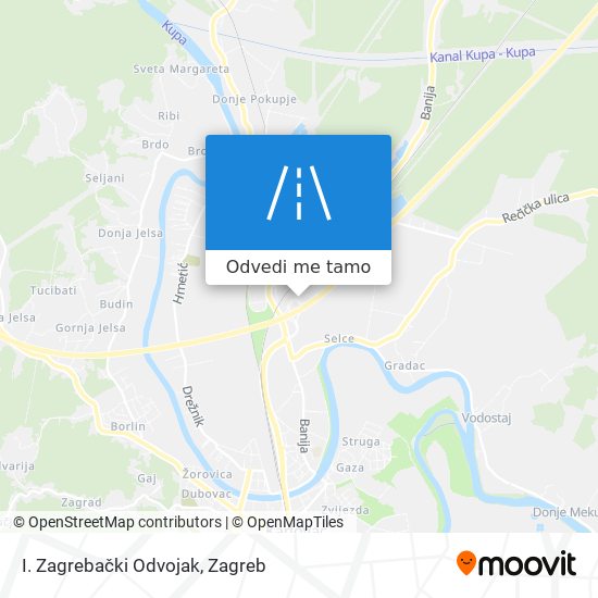 Karta I. Zagrebački Odvojak
