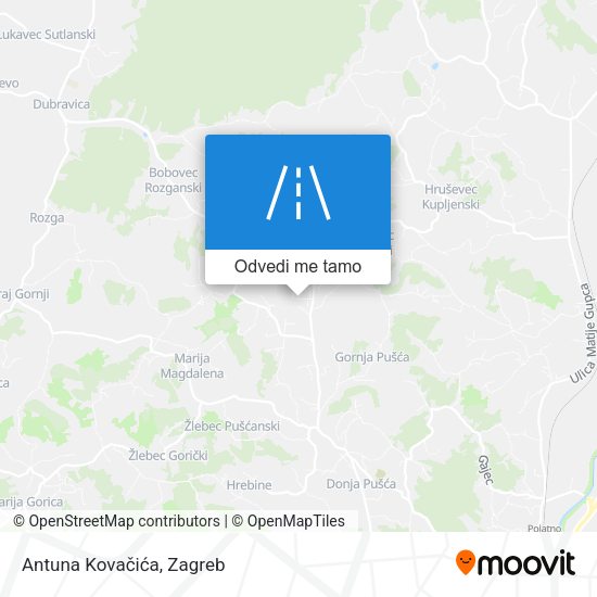 Karta Antuna Kovačića