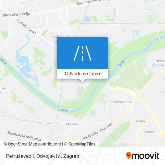 Karta Petruševec I. Odvojak Iv.