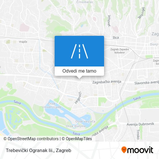 Karta Trebevički Ogranak Iii.