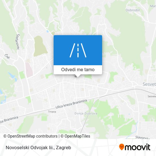 Karta Novoselski Odvojak Iii.