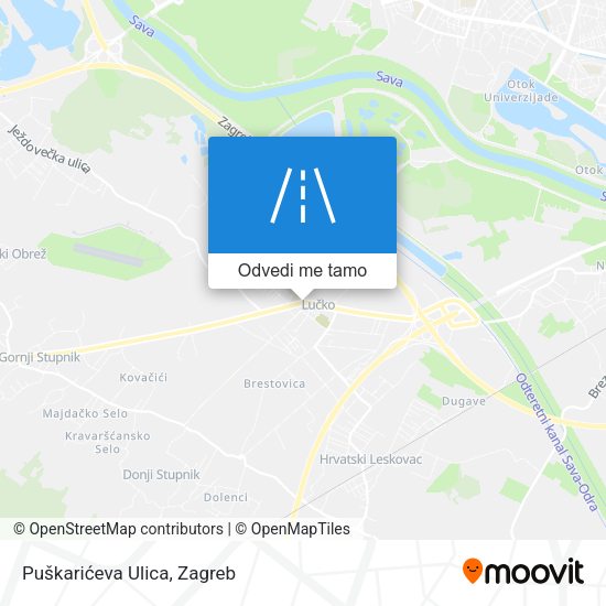 Karta Puškarićeva Ulica