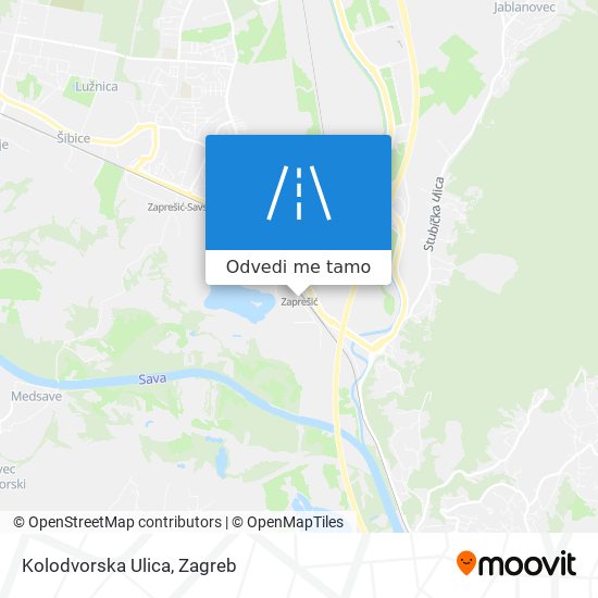 Karta Kolodvorska Ulica