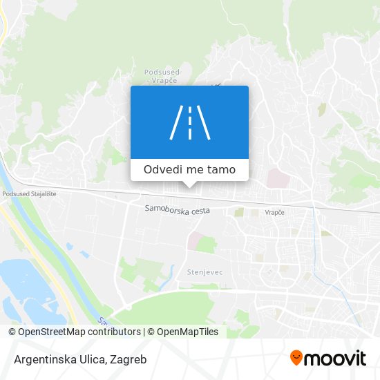 Karta Argentinska Ulica