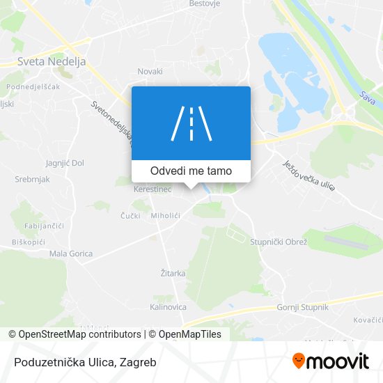 Karta Poduzetnička Ulica