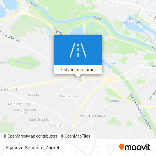 Karta Sijačevo Šetalište
