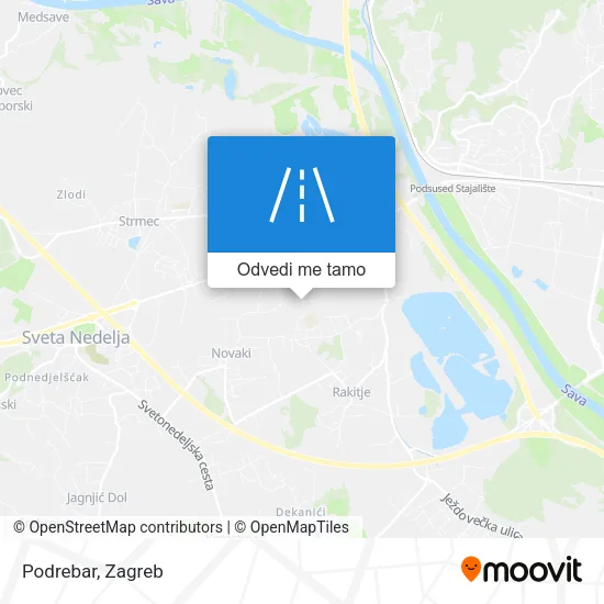 Karta Podrebar