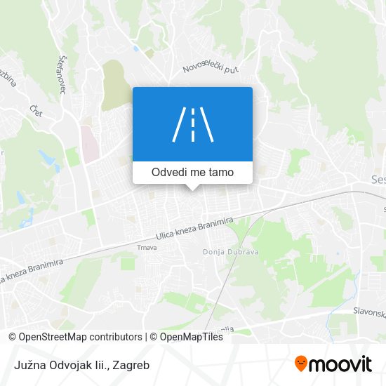 Karta Južna Odvojak Iii.
