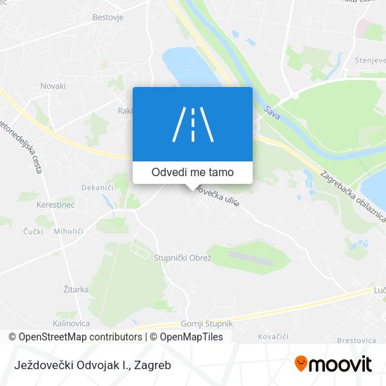 Karta Ježdovečki Odvojak I.