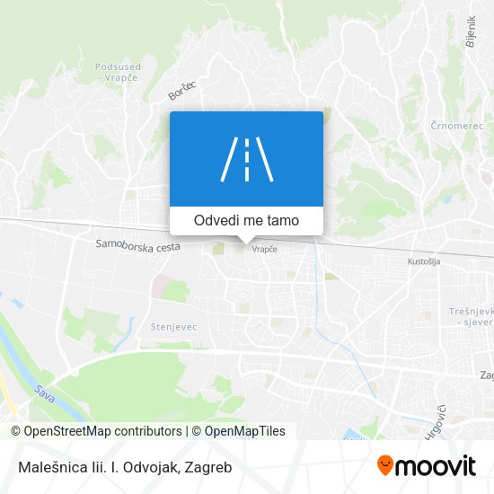 Karta Malešnica Iii. I. Odvojak