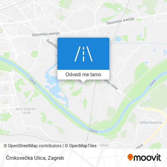 Karta Črnkovečka Ulica