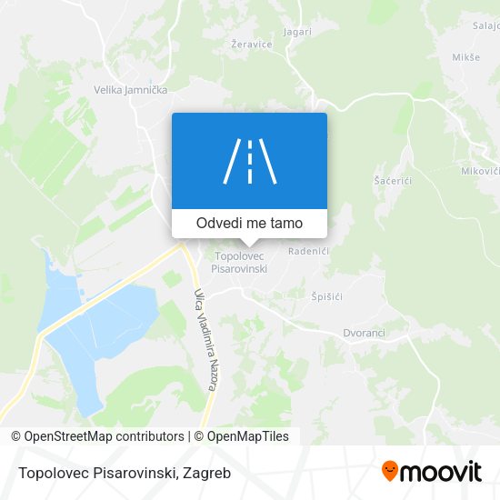 Karta Topolovec Pisarovinski