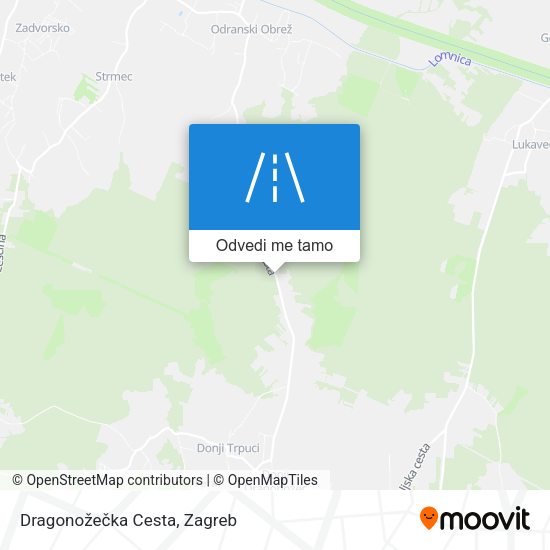 Karta Dragonožečka Cesta