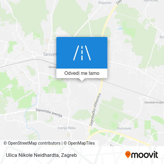 Karta Ulica Nikole Neidhardta