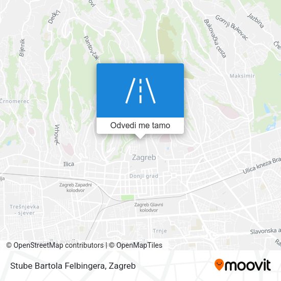 Karta Stube Bartola Felbingera