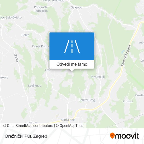 Karta Drežnički Put