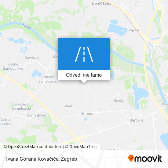 Karta Ivana Gorana Kovačića