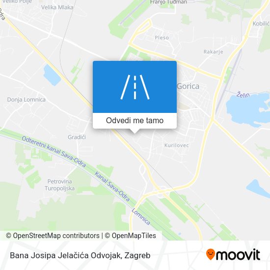 Karta Bana Josipa Jelačića Odvojak