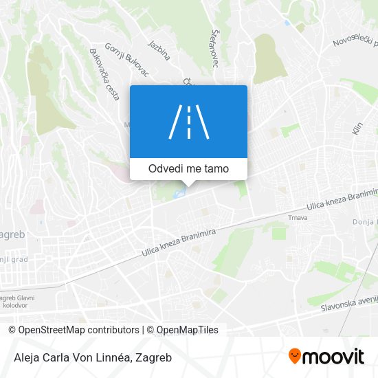 Karta Aleja Carla Von Linnéa