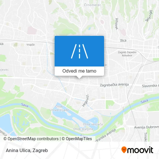 Karta Anina Ulica