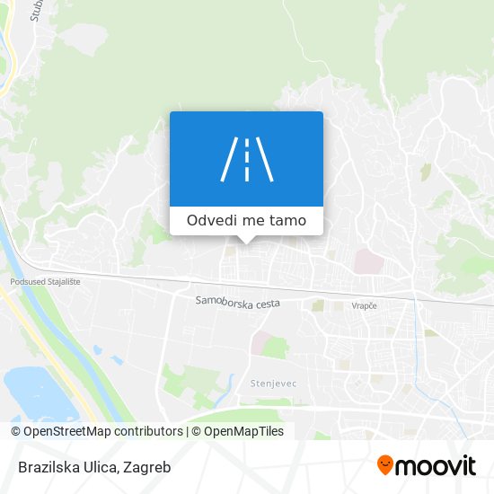 Karta Brazilska Ulica