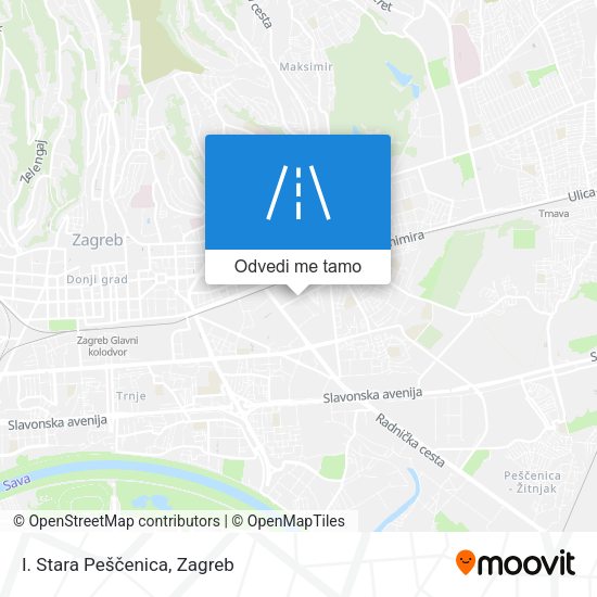 Karta I. Stara Peščenica