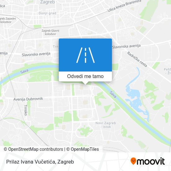 Karta Prilaz Ivana Vučetića