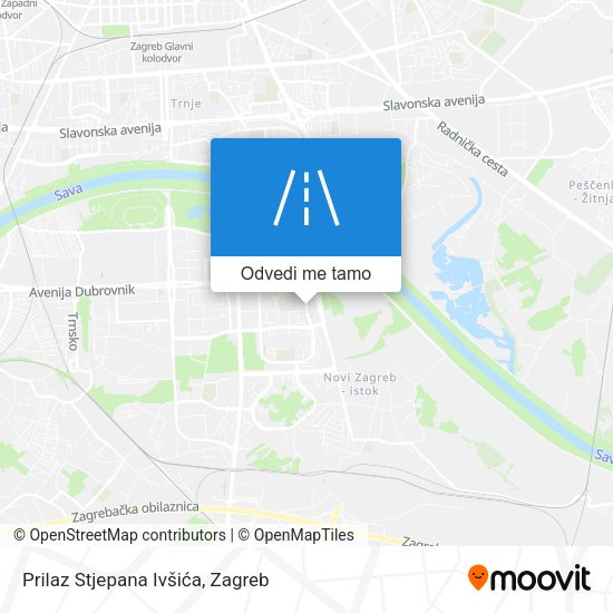 Karta Prilaz Stjepana Ivšića