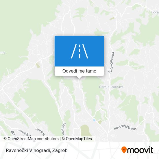 Karta Ravenečki Vinogradi