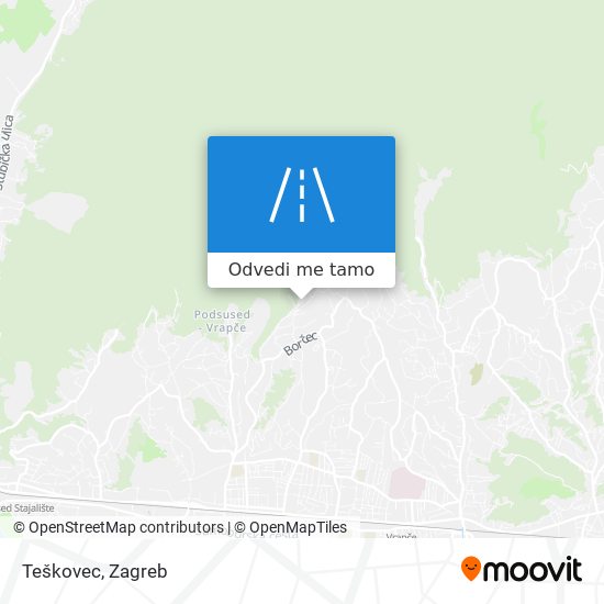 Karta Teškovec