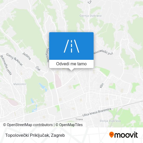 Karta Topolovečki Priključak