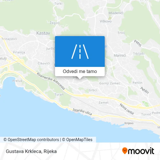 Karta Gustava Krkleca