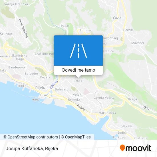 Karta Josipa Kulfaneka