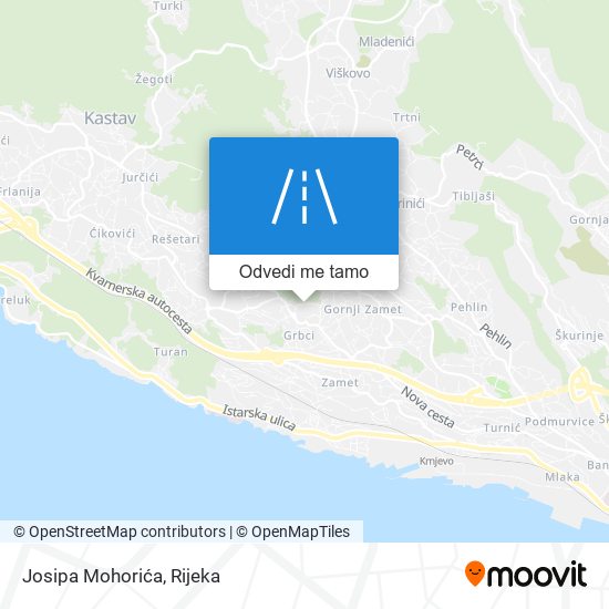 Karta Josipa Mohorića