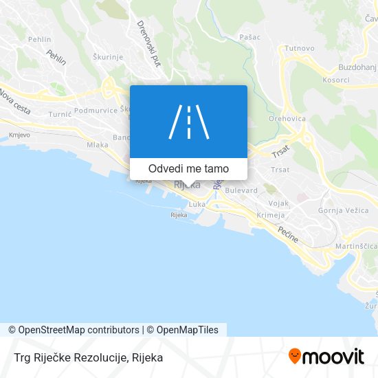Karta Trg Riječke Rezolucije