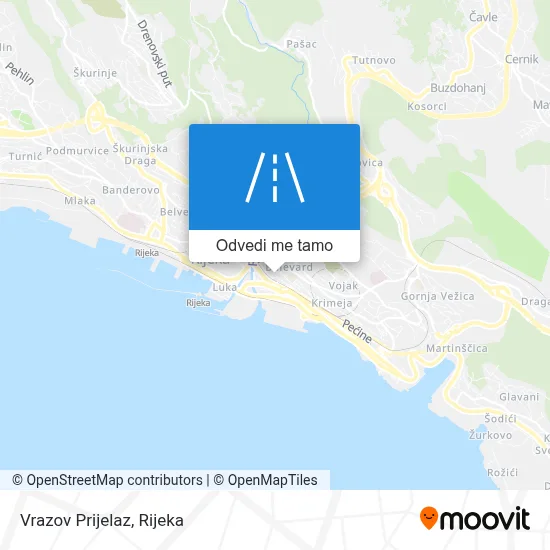 Karta Vrazov Prijelaz