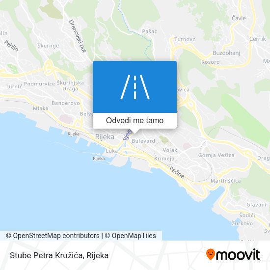 Karta Stube Petra Kružića