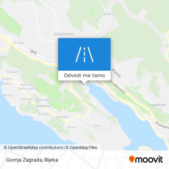 Karta Gornja Zagrada