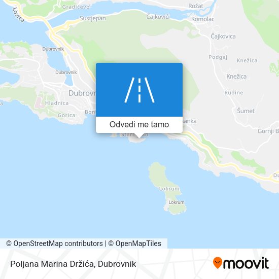 Karta Poljana Marina Držića