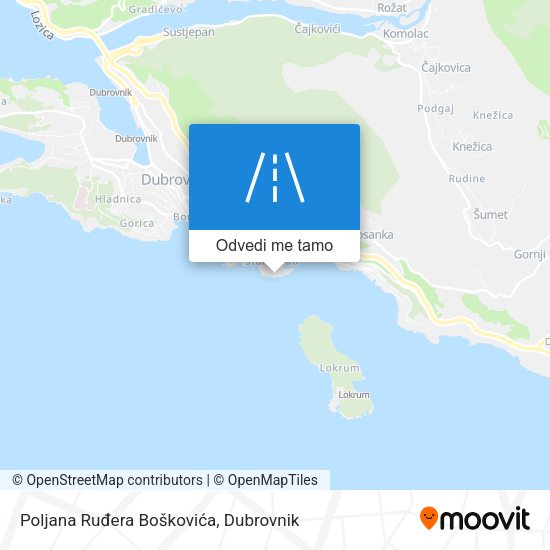 Karta Poljana Ruđera Boškovića