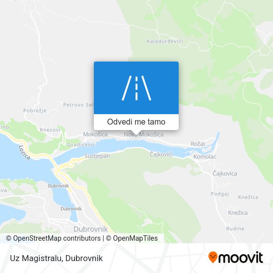 Karta Uz Magistralu