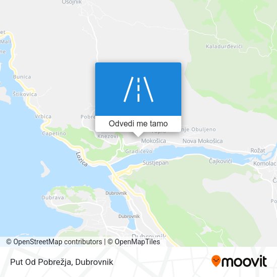 Karta Put Od Pobrežja