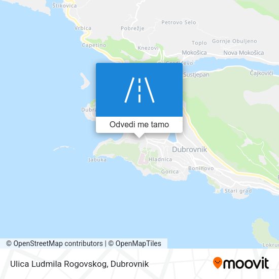 Karta Ulica Ludmila Rogovskog