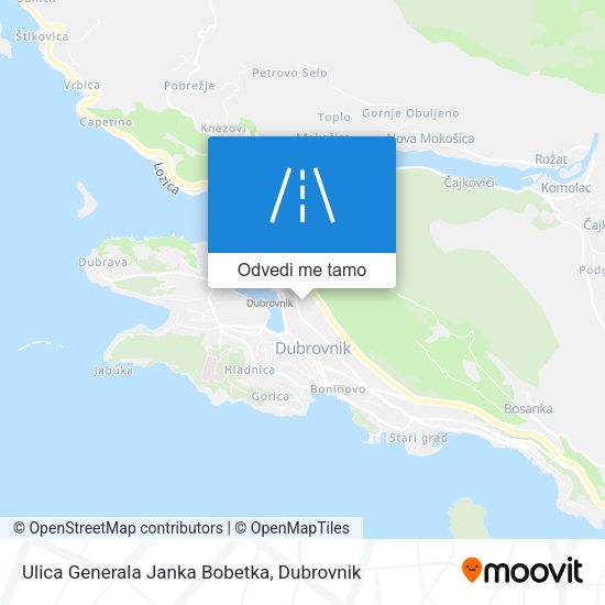 Karta Ulica Generala Janka Bobetka